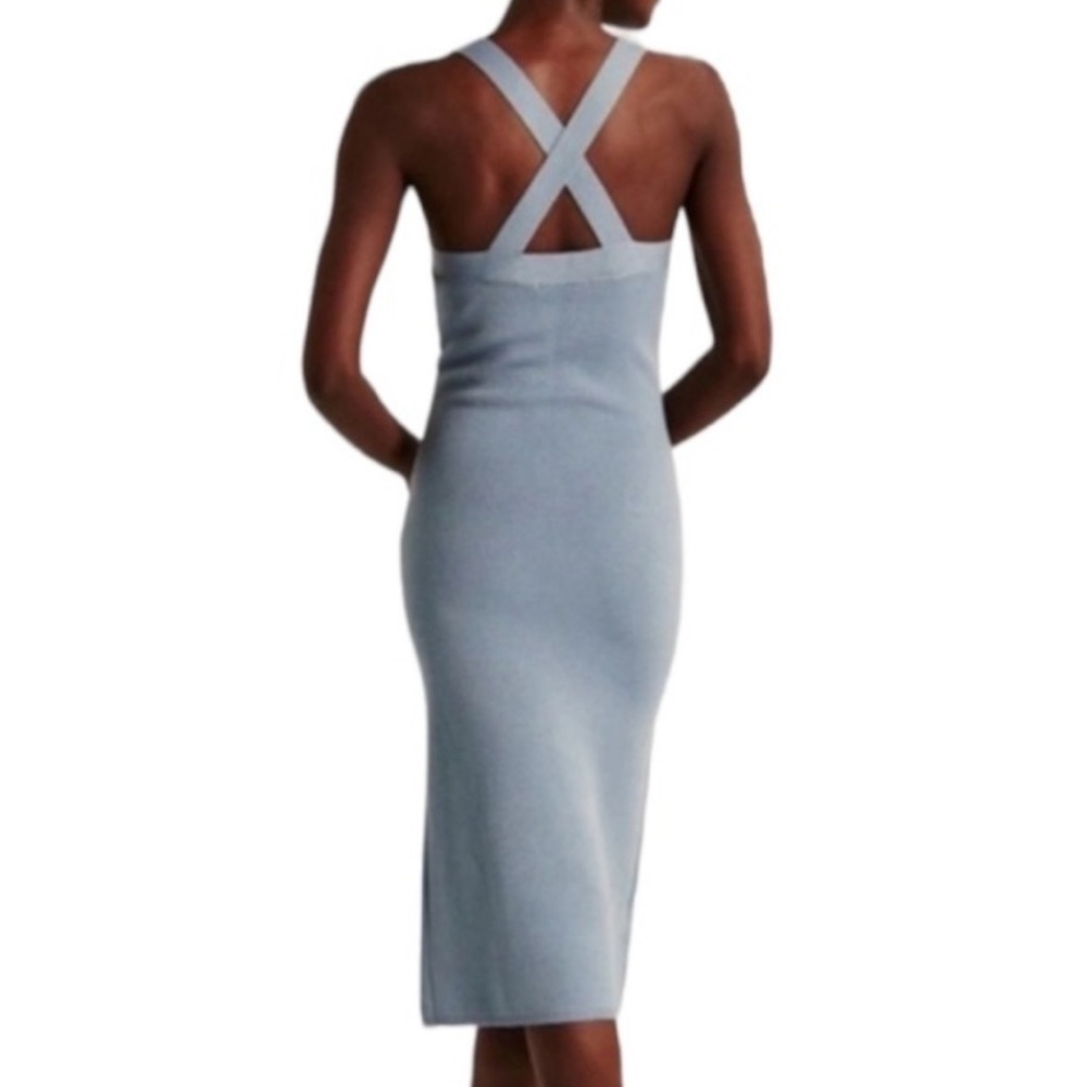 Abercrombie and Fitch Bodycon Dress in Light Blue - Picture 2 of 9